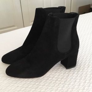 Dolce&Gabbana black suede booties Size 39